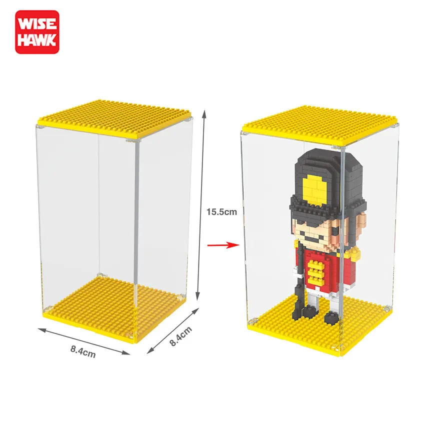 Мини-кубики Wisehawk цветной витринный ящик Пластиковые Алмазные Строительные