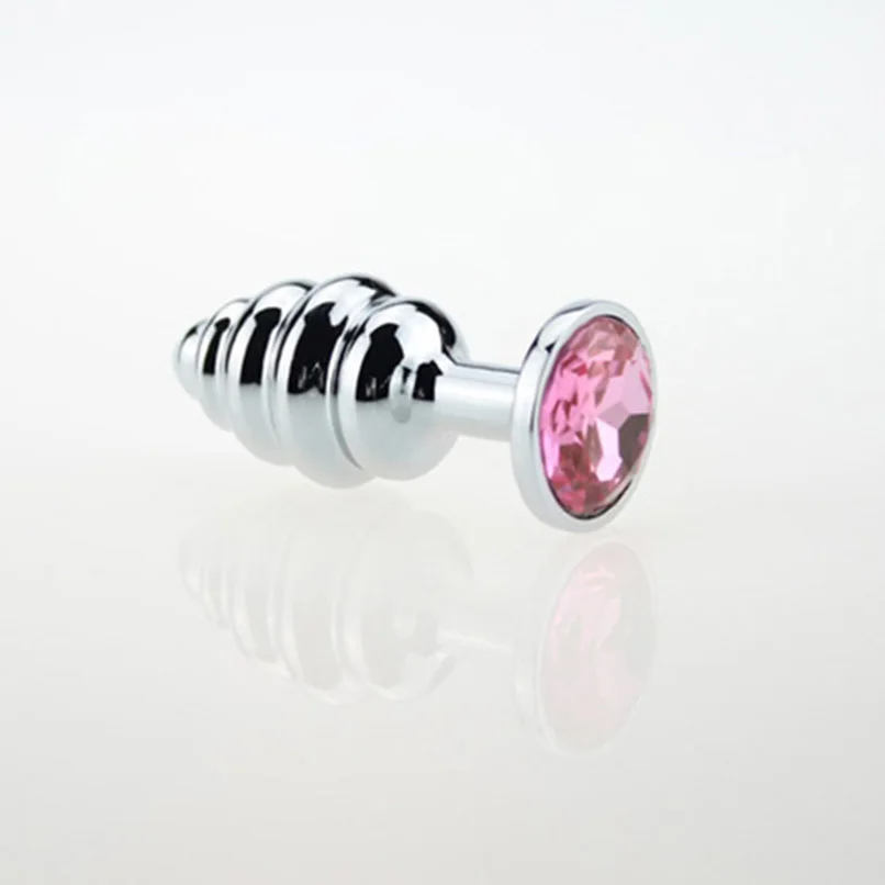 90*40 мм спиральная металлическая Анальная анальная стимуляция игрушка