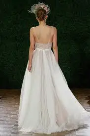 В богемном стиле большого размера Кружева свадебное платье бохо Vestiti да Sposa