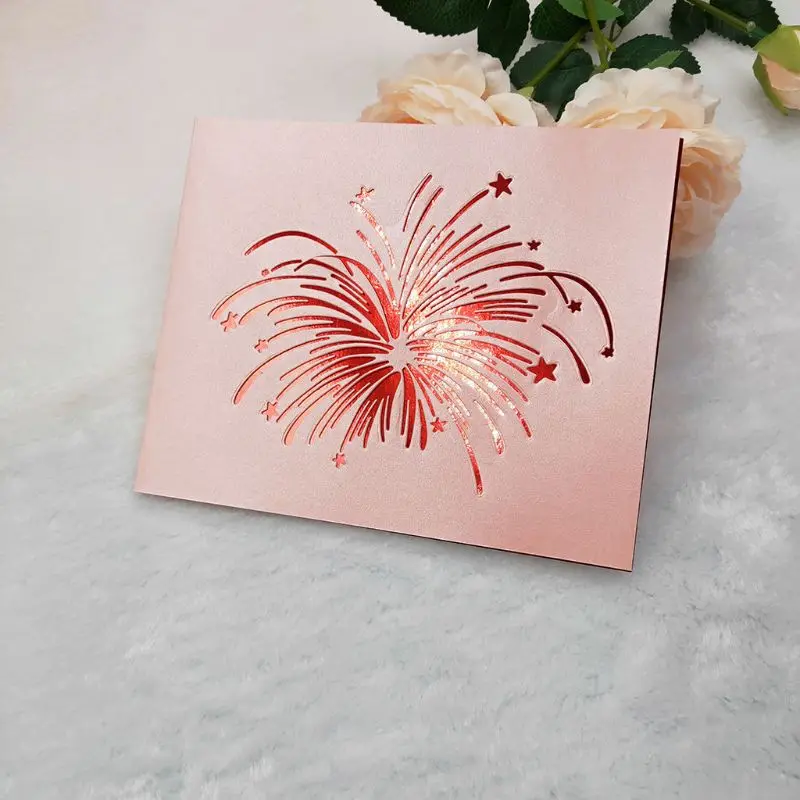 Углеродистая сталь романтический фейерверк резки выбивая трафарет шаблон формы