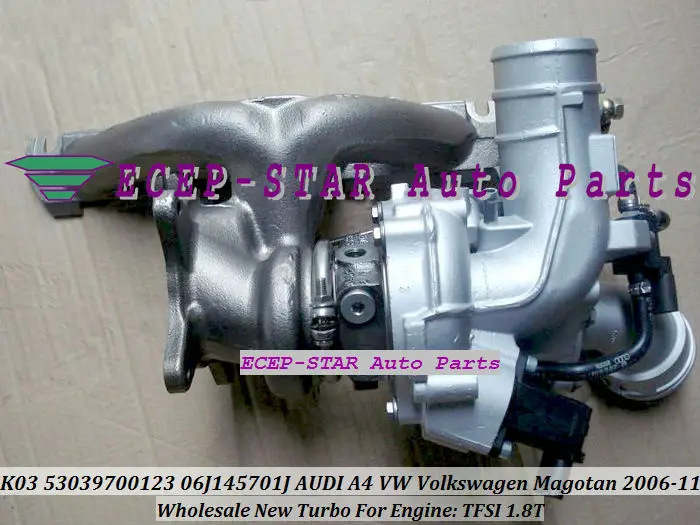 K03 53039700123 53039880123 06J145701J Turbo Turbine Turbocharger For AUDI A4 Volkswagen VW Magotan 2006-11 1.8L TFSI 1.8T | Автомобили и