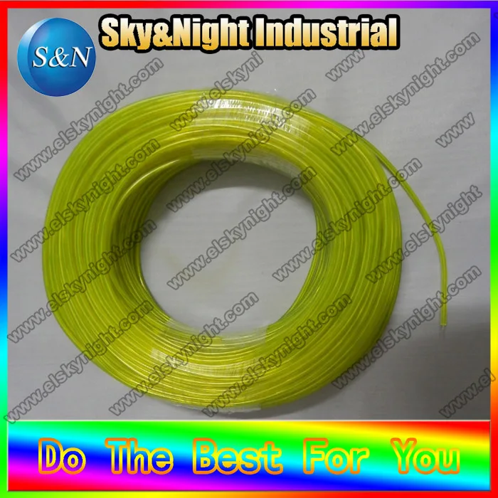 Бесплатная доставка высокая яркость 3 2 мм-100 м лимон гибкая неоновая светящаяся