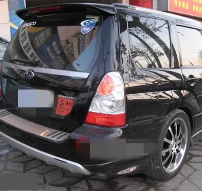Праймер Неокрашенный ABS Автомобильный задний спойлер на крыло крышу для Subaru Forester