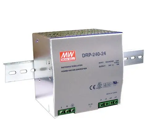 Mean Well Din Rail DRP-240-24v/48v 150W Single Output Industrial DIN RAIL