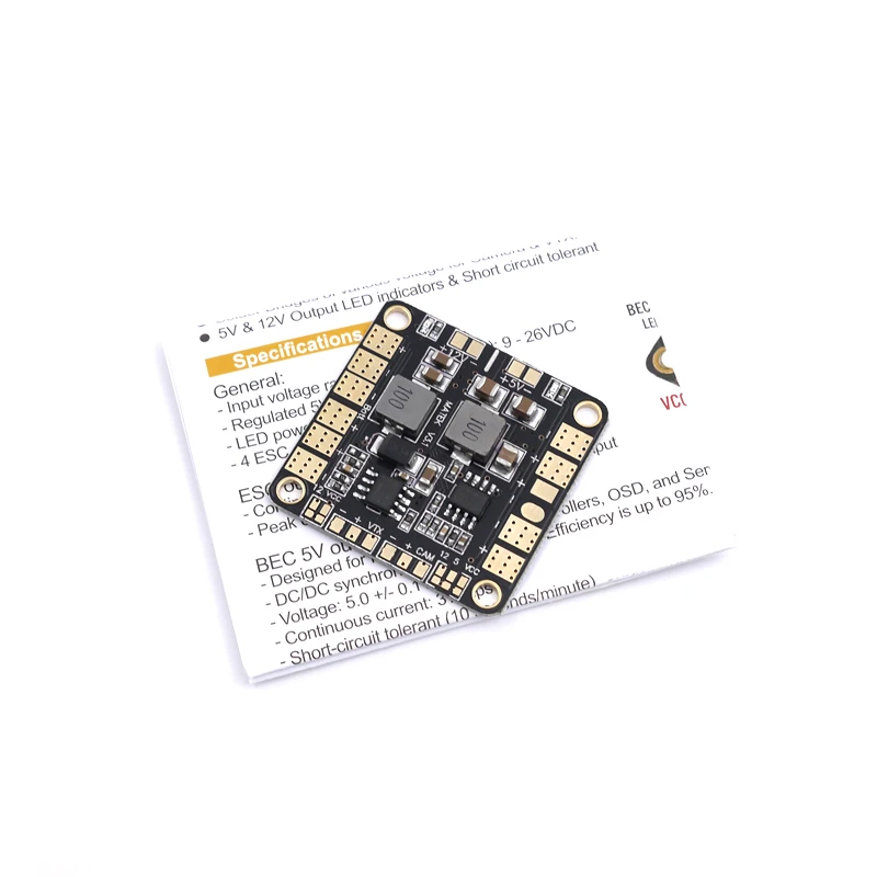 Плата распределения питания Matek Mini Power Hub PDB с BEC 5 В и 12 для FPV QAV250 ZMR250 мультикоптера