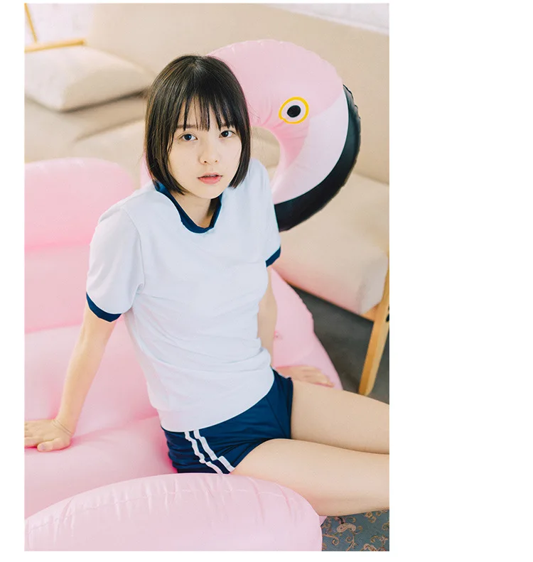 Японский раздельный стиль женский купальник спортивная одежда спортивные штаны