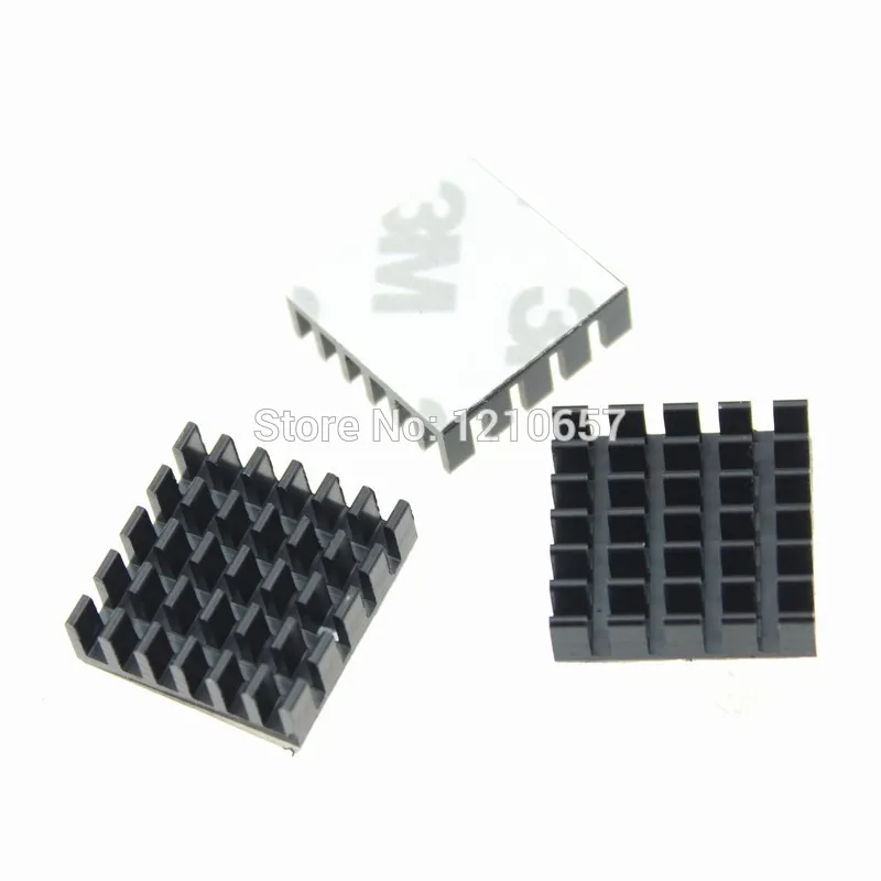 

10pcs lot Aluminum Heat sinks Cooling Heatsink IC Led Cooler 20x20x6mm