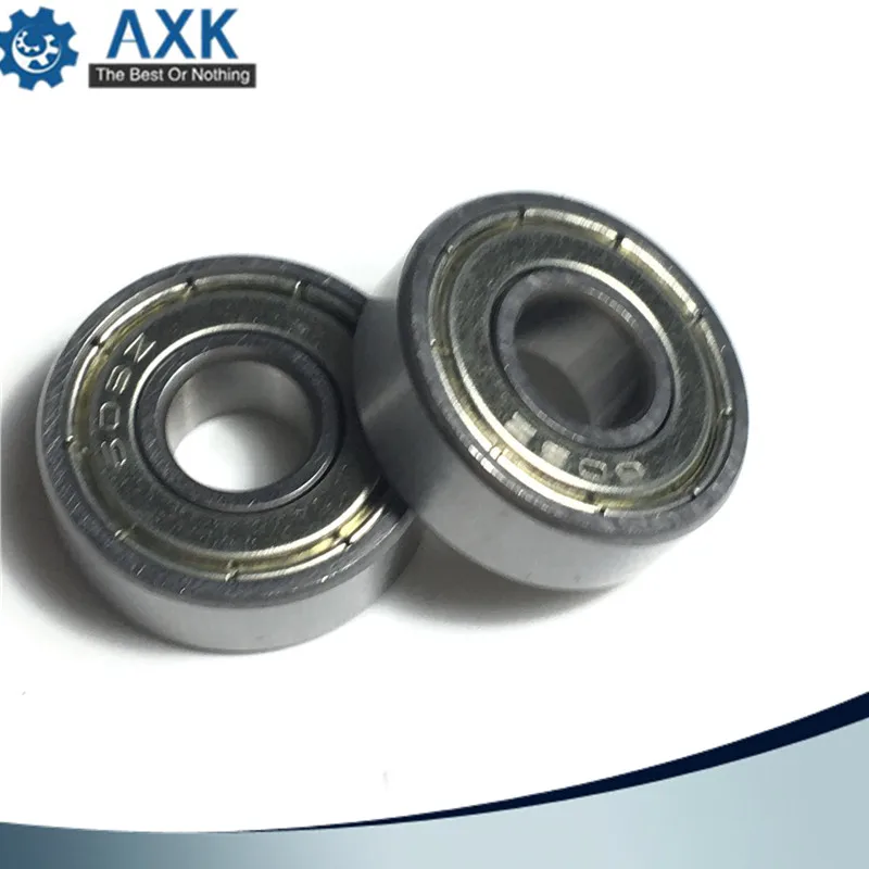 606ZZ подшипник ABEC-5 10/100 шт 6x17x6 мм миниатюрный 606Z упорные шариковые подшипники 606 ZZ EMQ