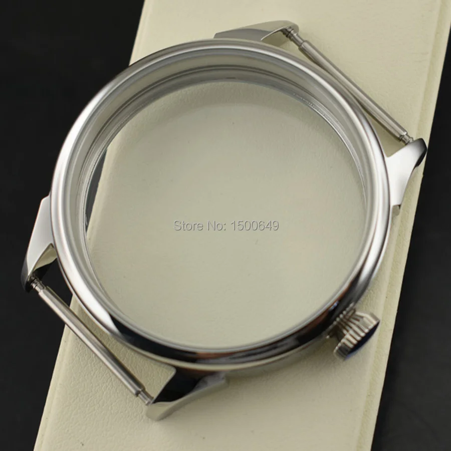 42 мм Новый полностью полированный чехол из нержавеющей стали специально