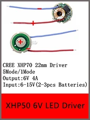CREE XHP50 XHP50.2 XHP70 XHP70.2 2-го поколения холодный белый нейтральный белый теплый белый светодиодный излучатель 6 в 12 В с 16 мм 20 мм медной печатной платой
