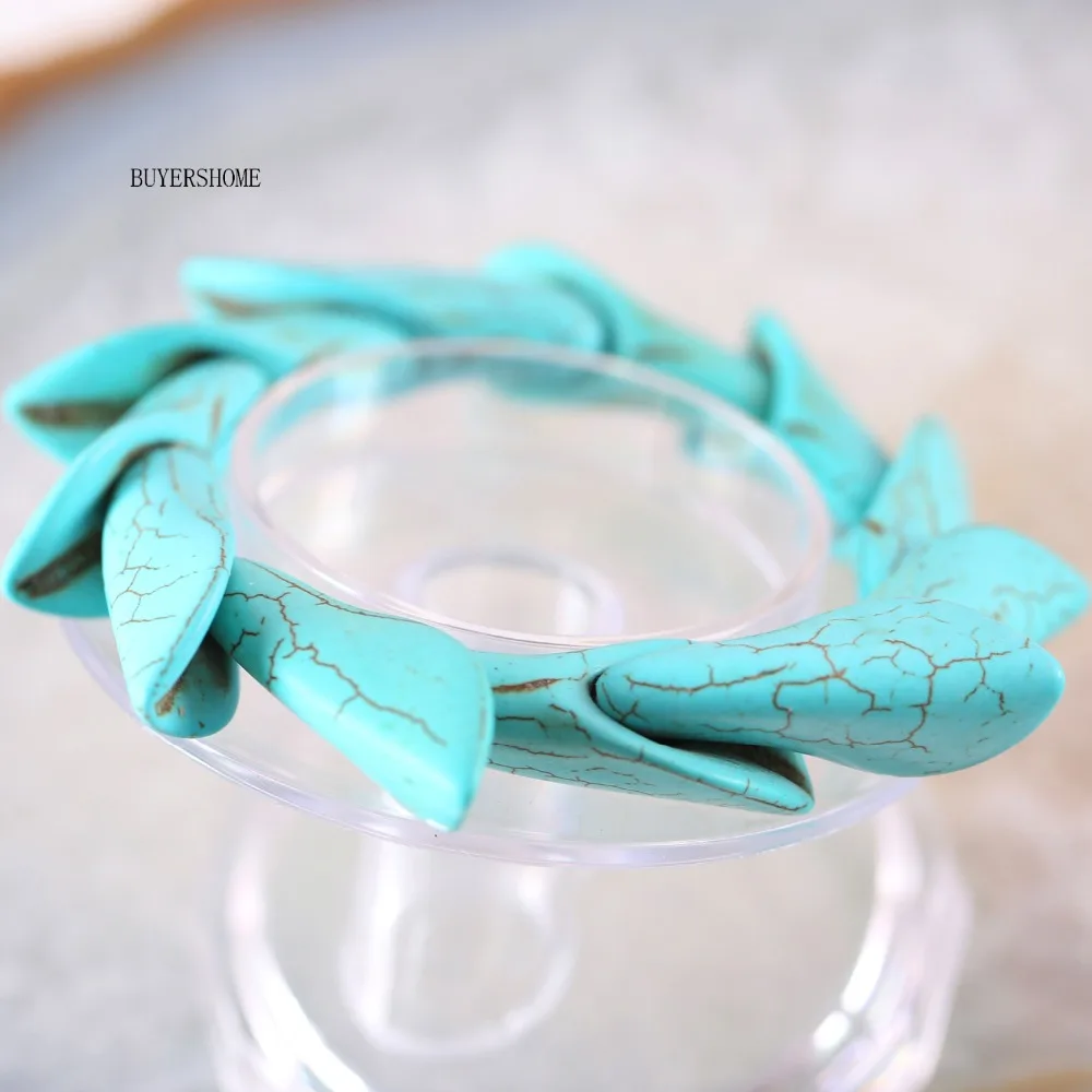 Free Shipping Stretch Handmade Lovers Jewelry Natural Stone Flower Beads Green Red Howlite Bracelet 8&quot 2Pcs RH605H606 | Украшения и