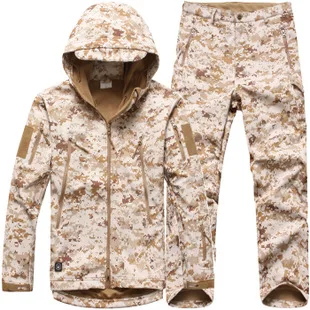 V4.0 Style Stealth Soft Shell Windbreaker Tactical Outdoor Jacket + Pants Set For Hunting | Спорт и развлечения