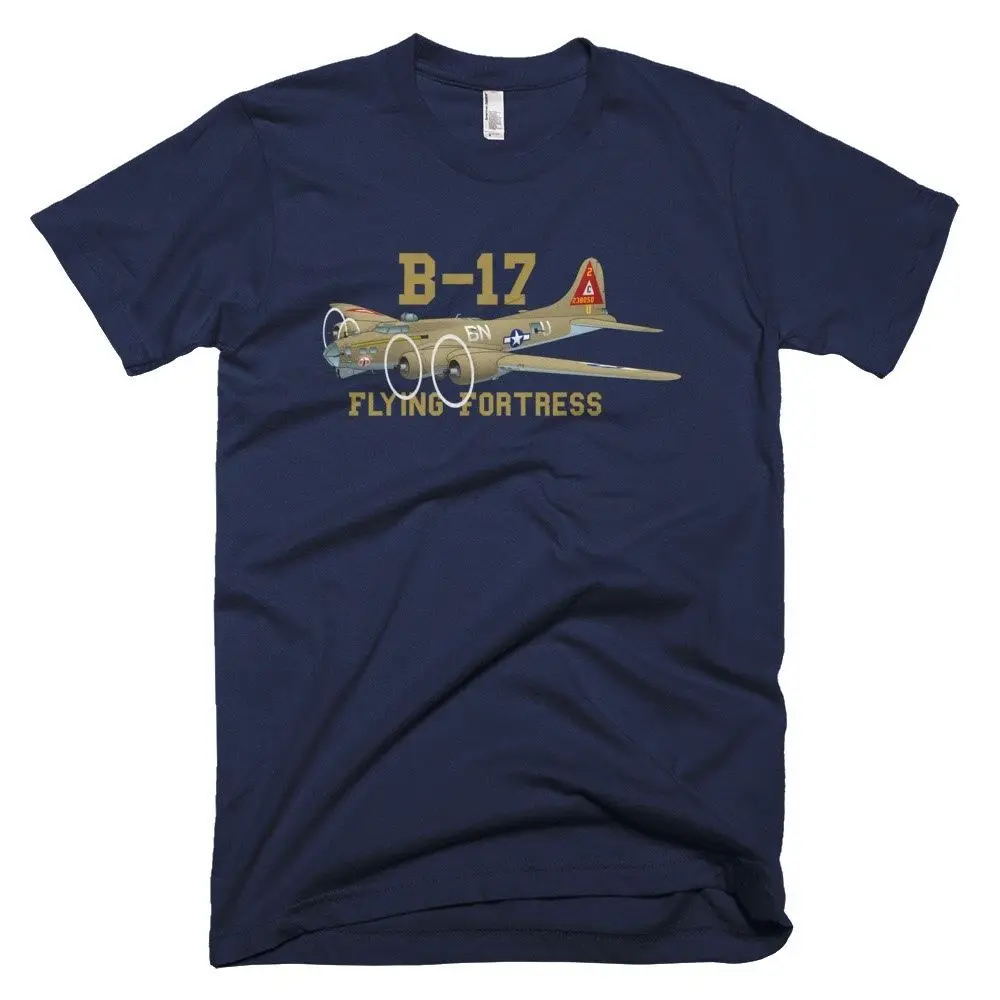 Летние шорты из хлопка с длинными рукавами футболка Boeing B-17 летающая крепость
