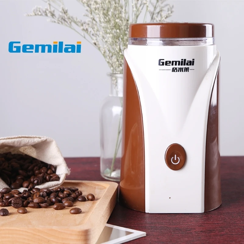Máquina de Moer Café em Casa Moedor Feijão Elétrico Grãos Lâmina Aço Inoxidável Stee Homeuse l Crm 9053