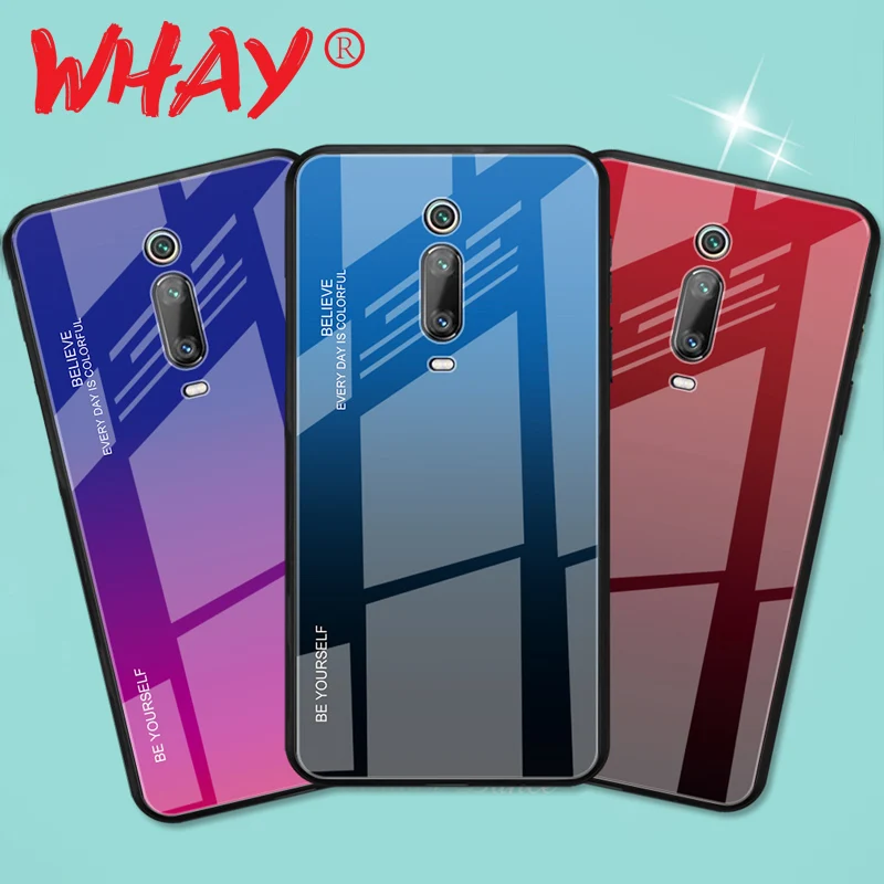 Чехол из закаленного стекла для Xiaomi Redmi note 7 Mi 9 K20 Pro чехол телефона 6A Note 5 6 8 A2 lite |