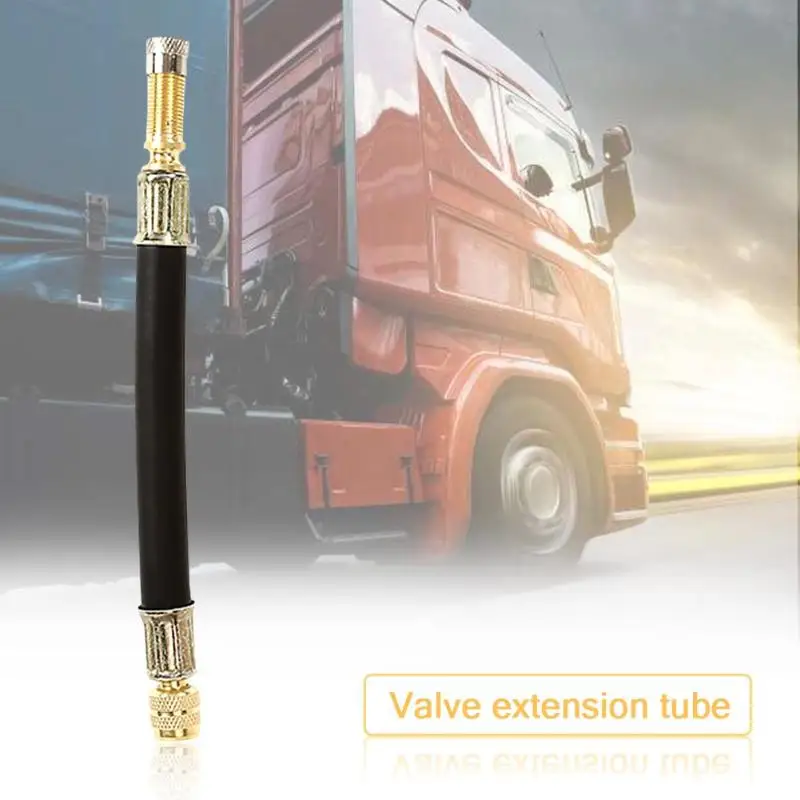 140 мм Универсальный гибкий резиновый шланг для автомобильного колеса клапан