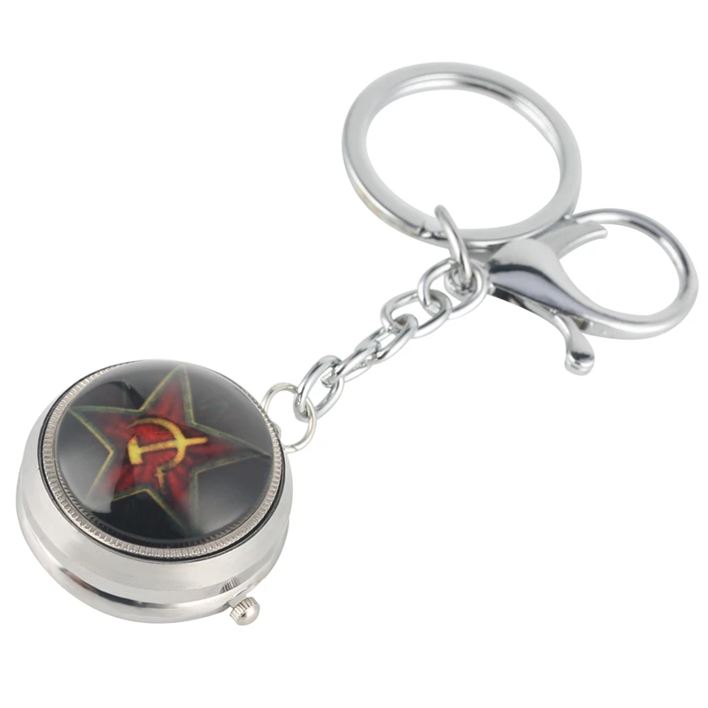 Часы с брелоком USSR Маленькие искусственные кварцевые Подвесные часы CCCP