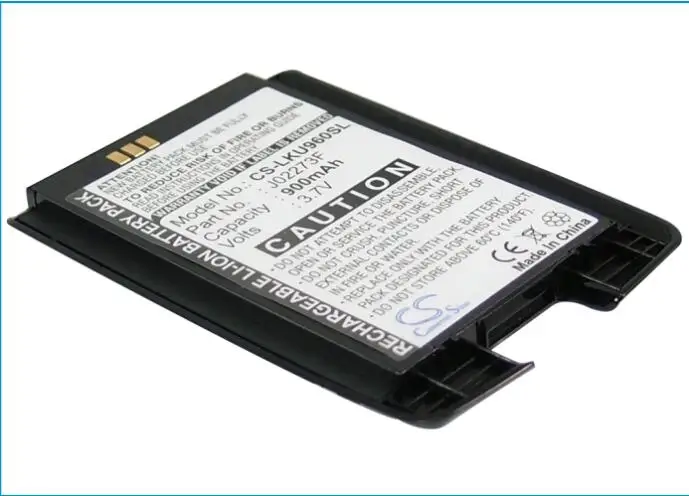 Аккумулятор Cameron Sino 850mAh для мобильного телефона LG KU960 LGLP GAOM GBGM