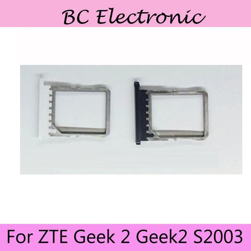 Черный цвет для ZTE Geek 2 Geek2 S2003 Nano Sim + лоток карт памяти Micro SD Держатель Слот гнездо