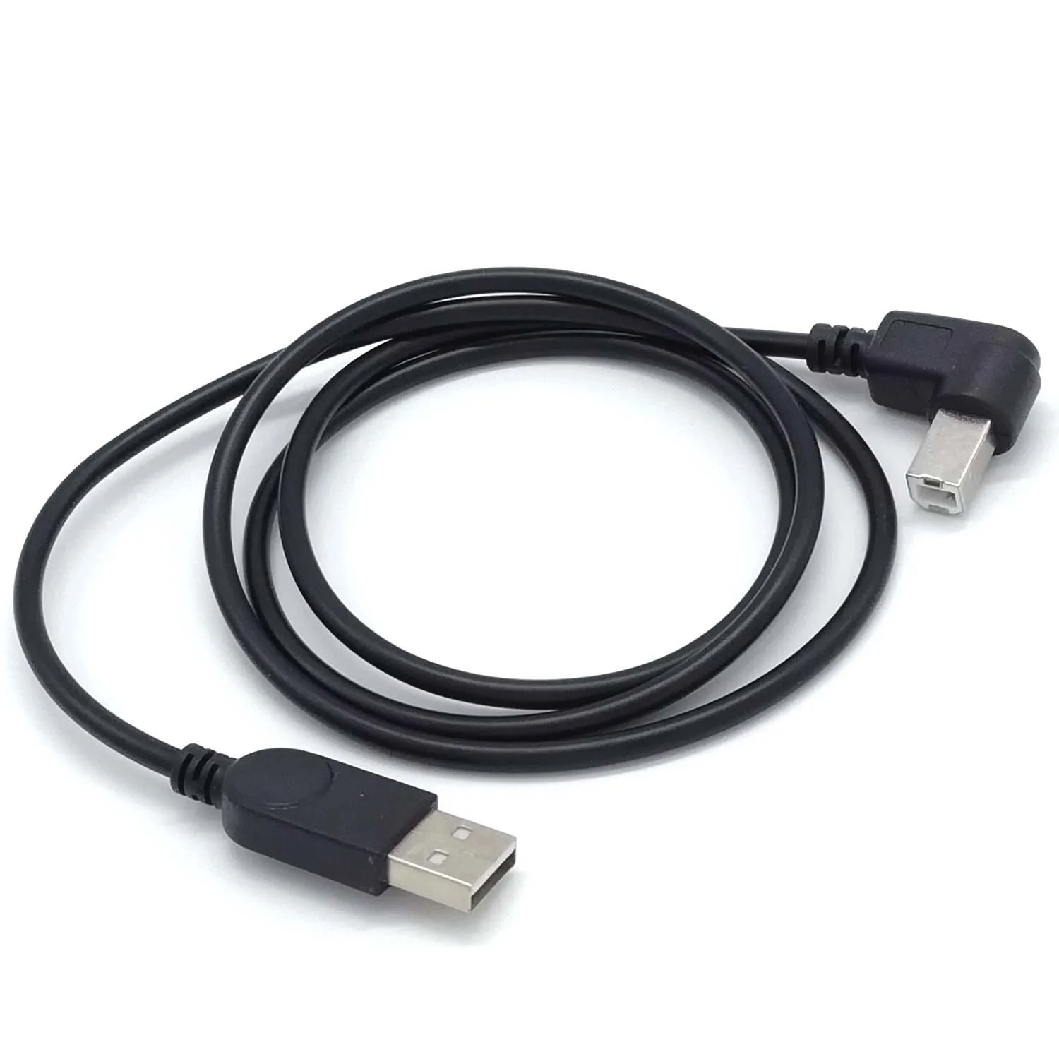 90 градусов угол 3 фута USB 2,0 A к usb2.0 B кабель для принтеров сканеров кабель Шнур для hp canon EPSON brother принтера - Цвет: left angle