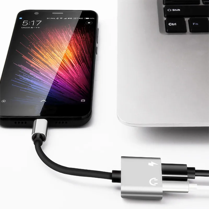 Аудиокабель Type C к Aux адаптер USB 3 5 мм разъем для наушников 2 в 1 зарядное устройство