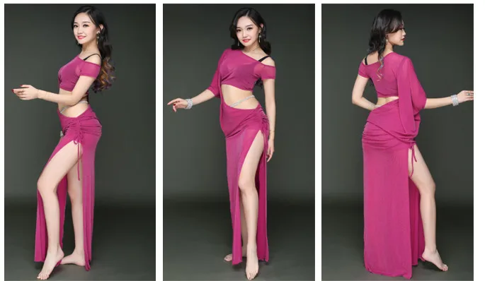 Gorgeous country spring summer belly dance elegant dress Open fork sexy uniforms clothing | Тематическая одежда и униформа
