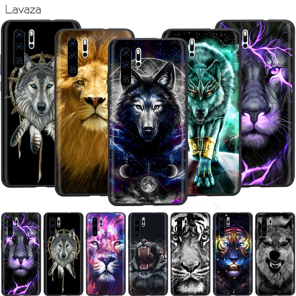 Lavaza Abstract Animal Lion Wolf Tiger Case for Huawei Mate Y7 Y9 P8 P9 P10 P20 P30 P40 Max Lite Pro P Smart Mini 2017 2019 |