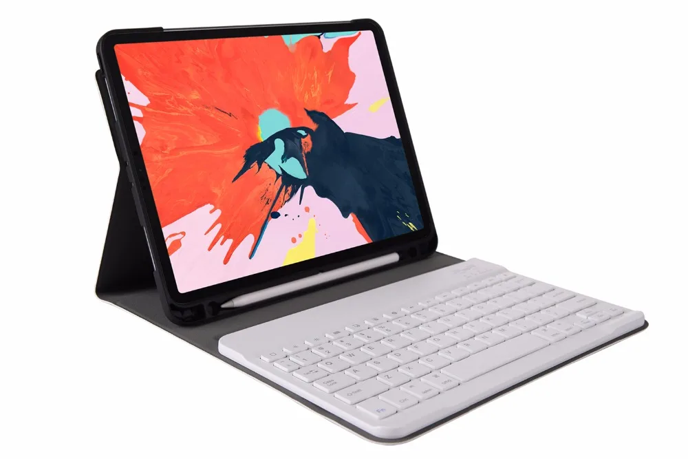 Чехол с клавиатурой для Apple iPad Pro 11, чехол a1989, A80, A2013, A1934, тонкий кожаный чехол, Bluetooth клавиатура с карандашом