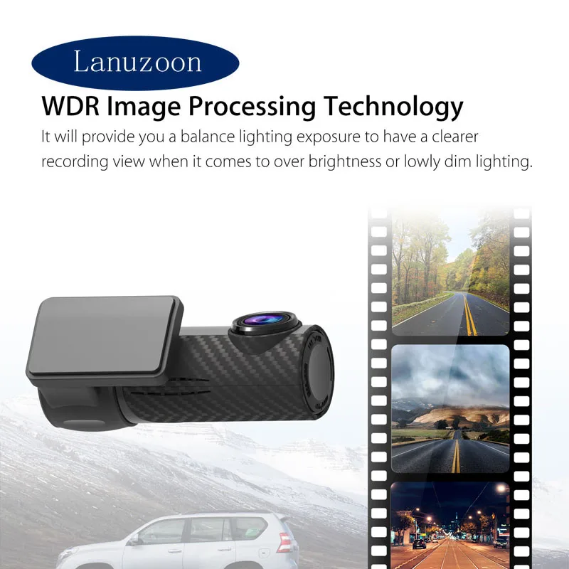 Видеорегистратор для автомобиля видеокамера Full HD Wifi Автомобильный