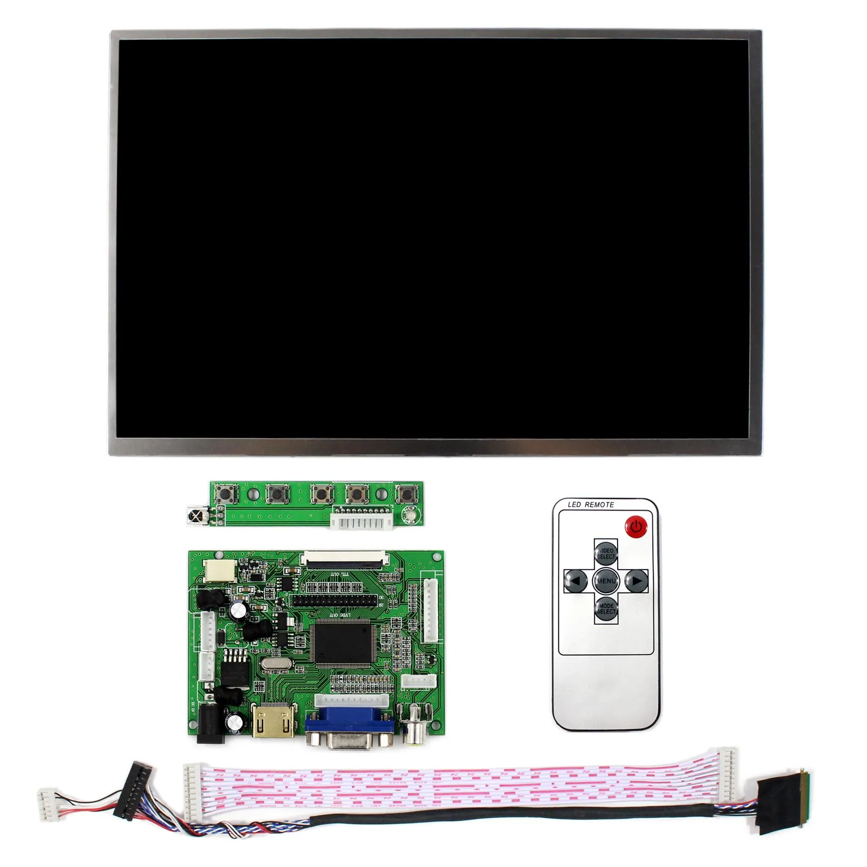 ЖК экран 10 1 дюйма B101EW05 /LP101WX1 SLP2 1280x800 с HD MI VGA 2AV плата контроллера экрана|vga 2av|vga hdmivga