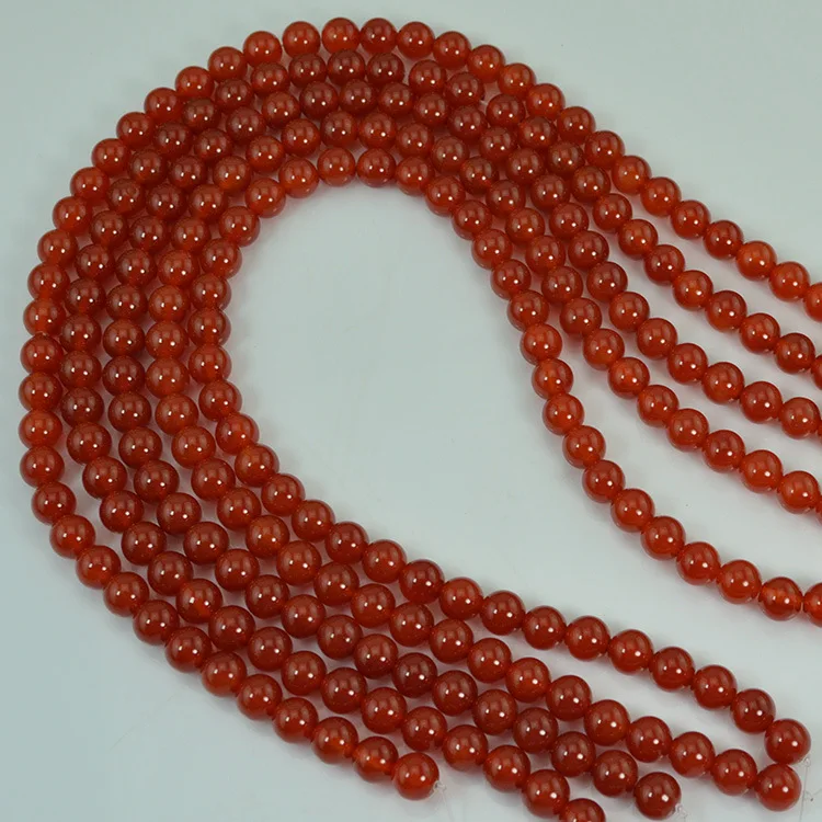 

1 Pack 4mm 6mm 8mm 10mm 12mm Natural AAA Red Round Beads Loose Beads DIY Jewelry Accessories