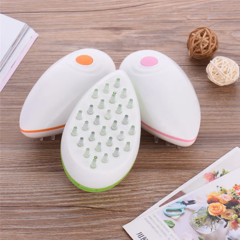 1 шт. электрическая Массажная щетка для волос водонепроницаемый шампунь гребень