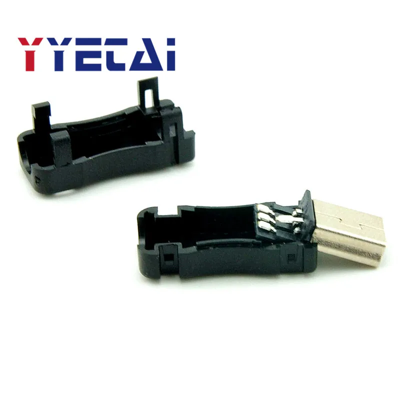 

Mini USB Male -5PF Male MINIUSB Plug Housing Width 9MM 20set/lot Free shipping