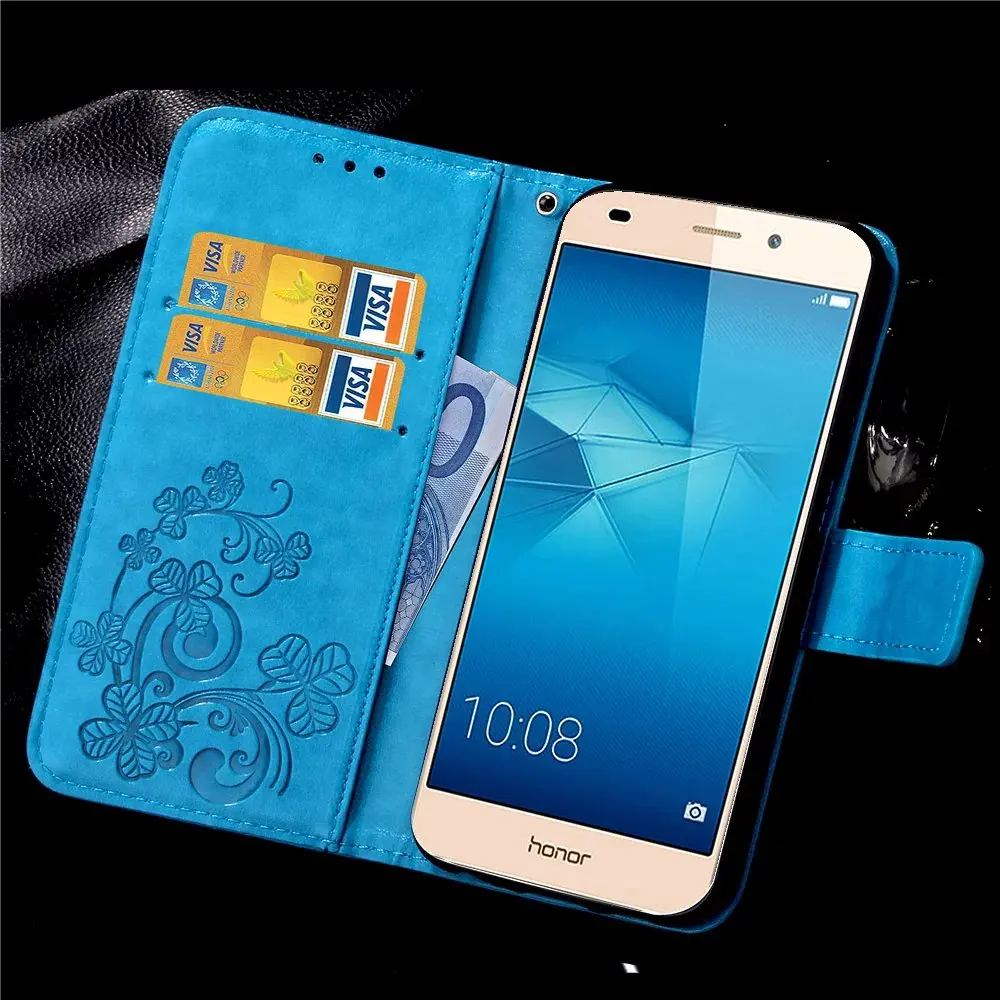 Люкс Ретро Кожа Откидная Крышка Case Для Huawei Honor 5C honor 5 c Бумажник Телефон Мешок Coque С