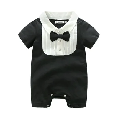 HY340-Black Kimocat/Одежда для новорожденных мальчиков и девочек; детские комбинезоны с длинными рукавами; Одежда для Хэллоуина; Детский комбинезон для малышей - Цвет: HY340-Black