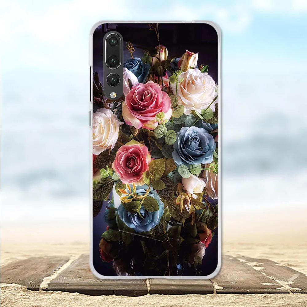 Чехлы для телефонов Huawei P20 Pro окрашенный защитный чехол милый силиконовый из тпу