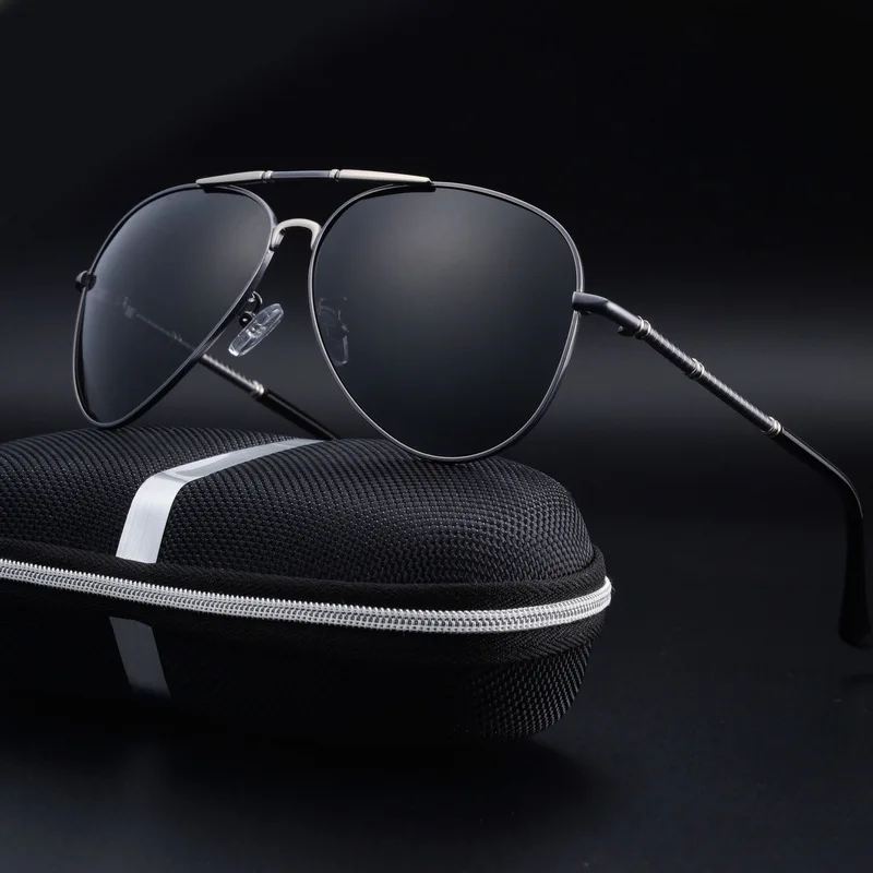 Брендовые Модные мужские солнцезащитные очки крутые Поляризованные спортивные