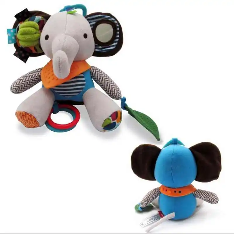 Новый детский колокольчик с животными ручной захват развивающие игрушки для