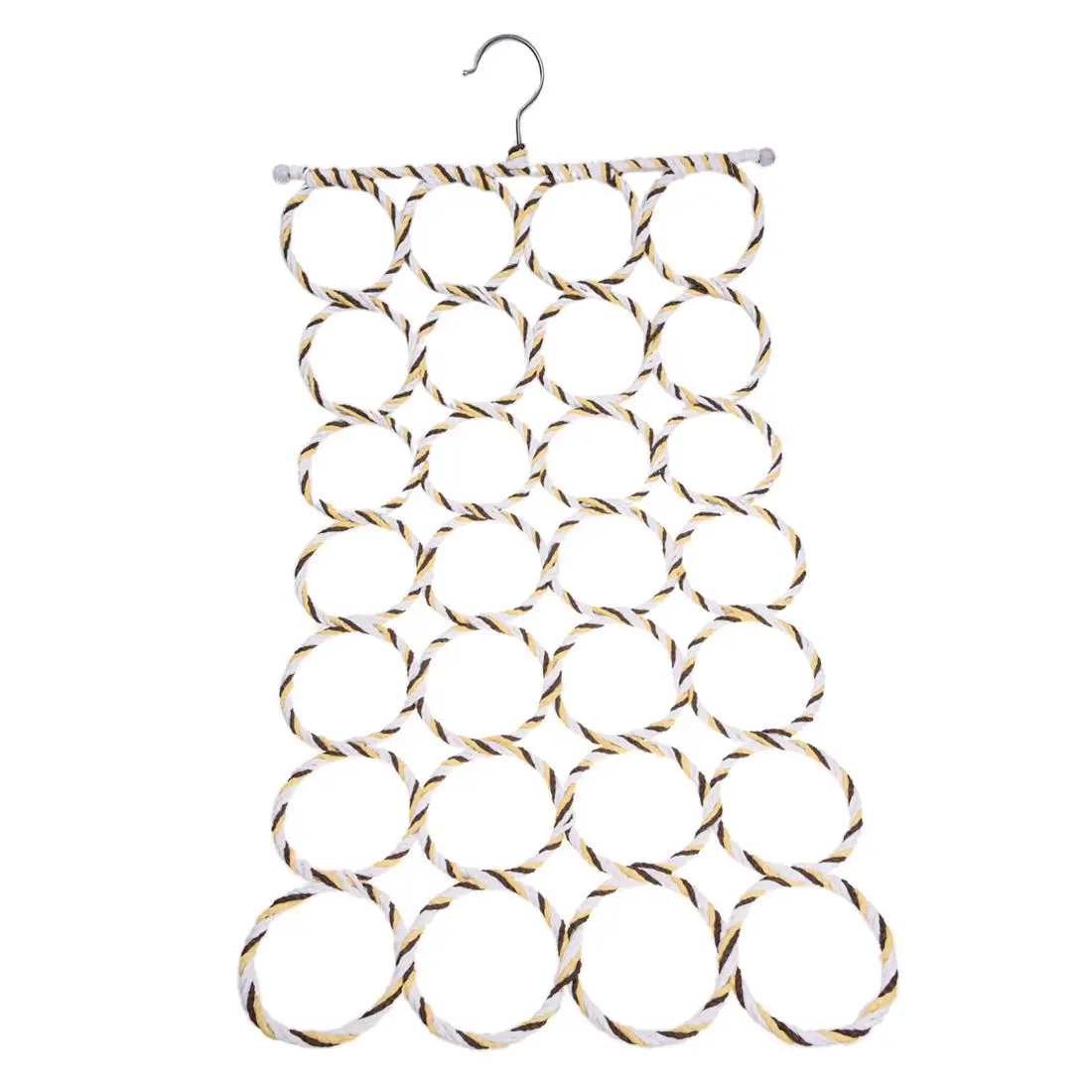 28-отверстие кольца веревки слота держателя карты крюк шарф шаль вешалка для