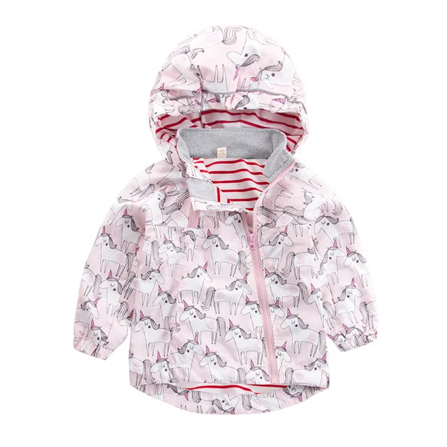 

Windproof Waterproof Fashion Hooded Cotton Child Coat Baby Boys Jackets Printed Children Outerwear For Height of 80-130cm
