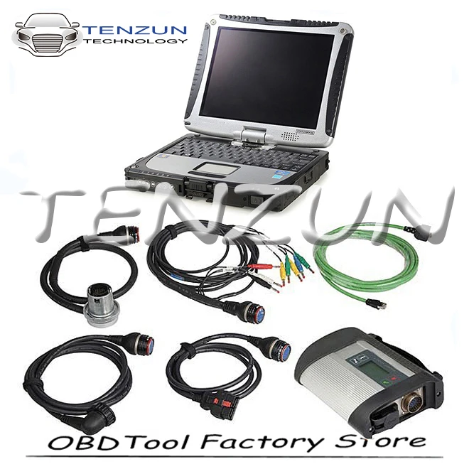 Ecxбирка V2020.06 DTS Military Toughbook CF19 с mb star sd c4 Mb Star для автомобилей и грузовиков