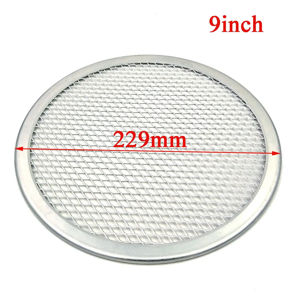9inch BETOHE формы для выпечки для пиццы, гриль для пиццы, Толстый алюминиевый инструмент для бизнеса, алюминиевая сетка для пиццы - Цвет: 9inch