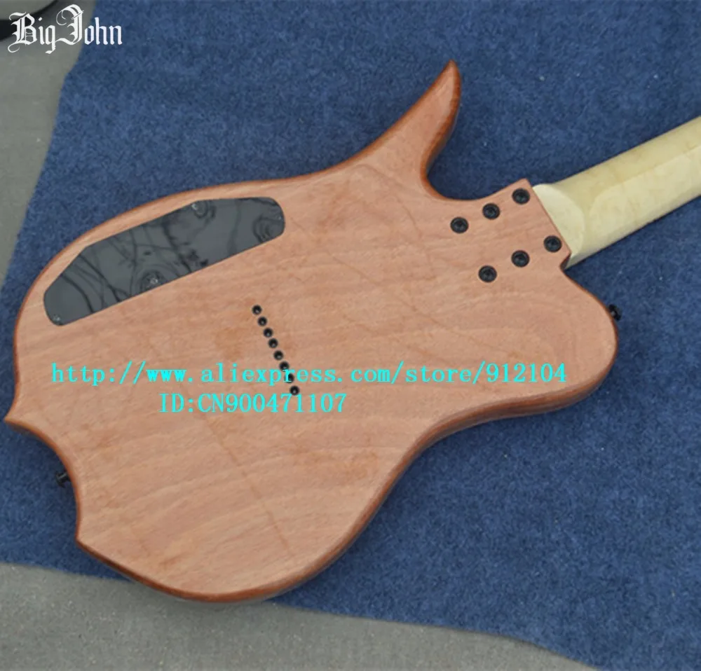 Бесплатная доставка новый большой Фианит 8 струн электрическая бас гитара с