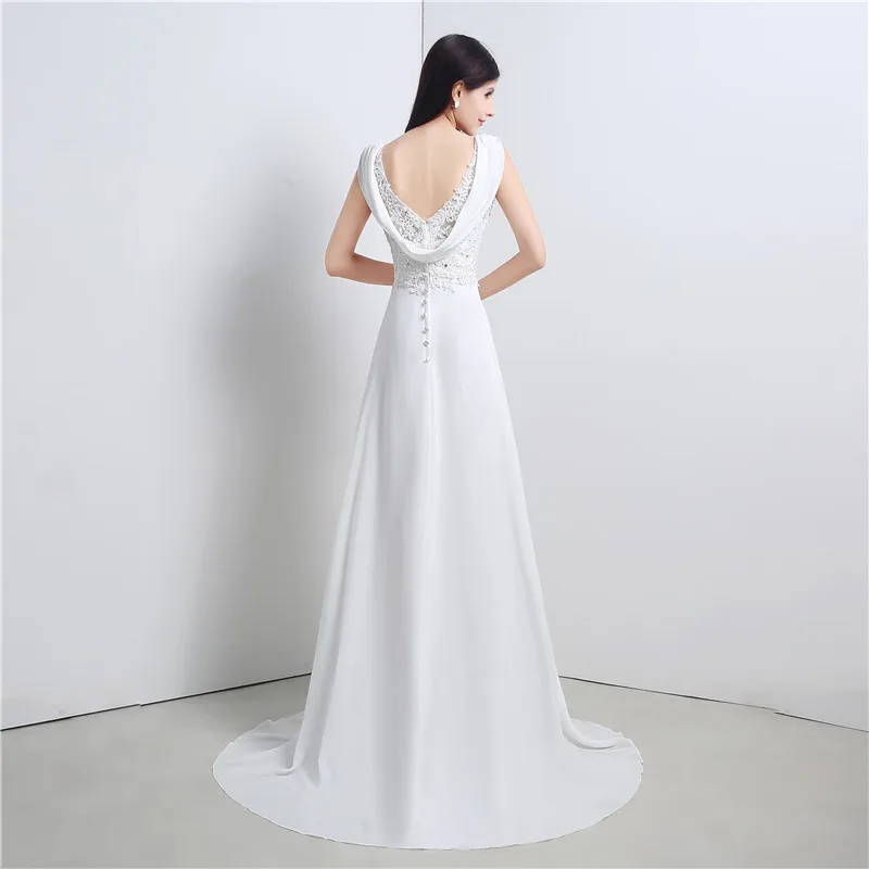 Forevergracedress высокое качество свадебное платье V Средства ухода за кожей Шеи