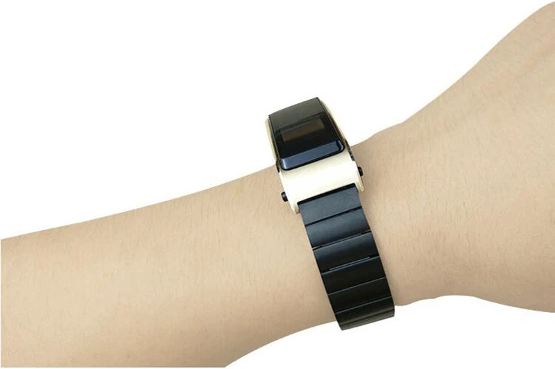 Ремешок из нержавеющей стали для наручных часов браслет HUAWEI Talkband B3 B5 16 мм 18 20 22
