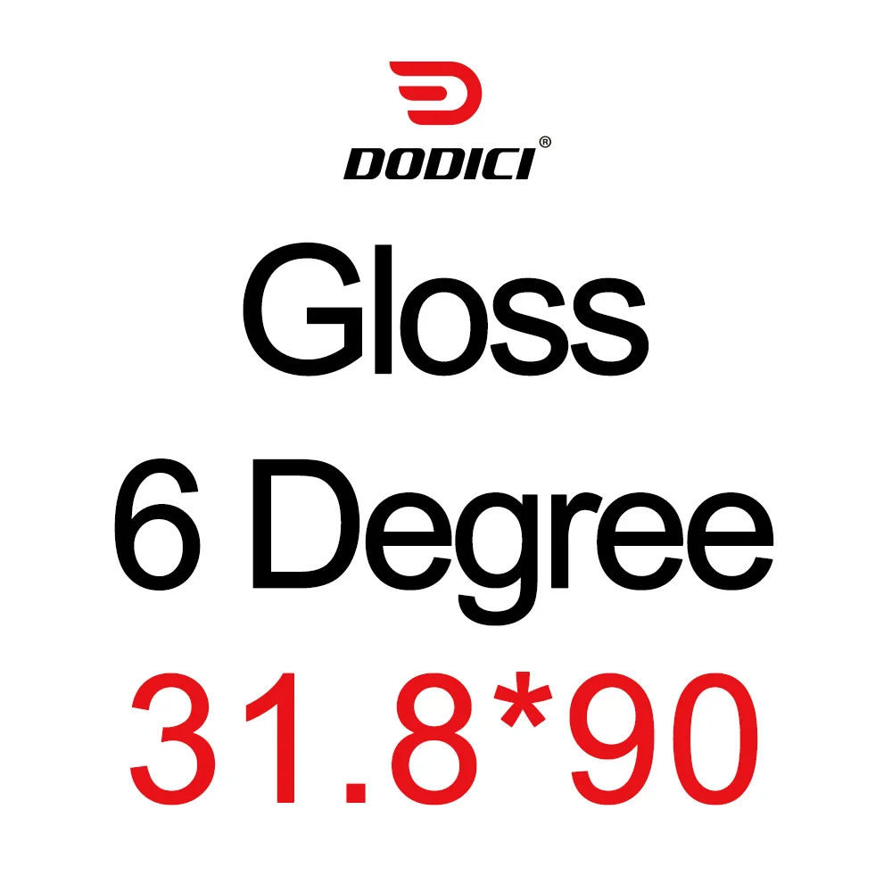 Gloss 90mm DODICI Серый Серебряный велосипед углеродный стволовый велосипед дорога MTB стебли горный велосипед 3K матовый блеск велосипедная часть 31,8*80/90/100/110 мм - Цвет: Gloss 90mm
