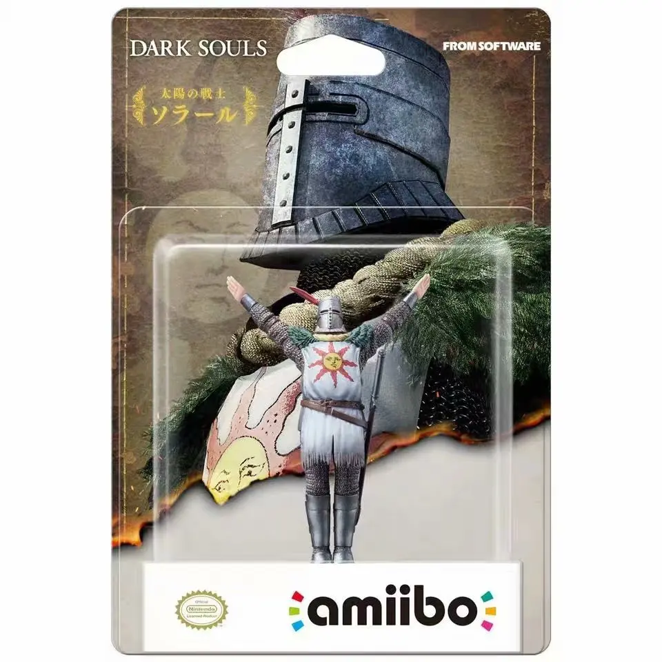 1 Набор коллекция NFC карта и модель Amiibo Sun Warrior Sloaire фигурка ПВХ NFC монетница для Dark Souls