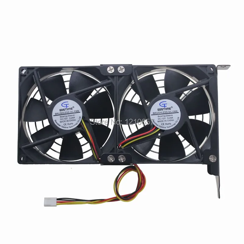 2 комплекта Gdstime универсальный настольный компьютер ультра тихий радиатор
