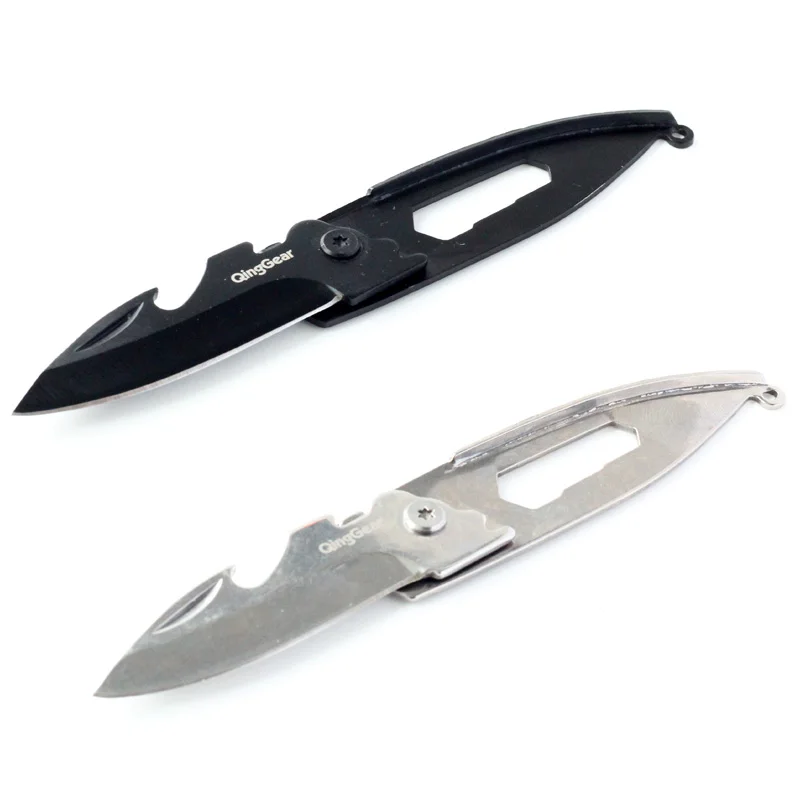 6 шт. QingGear Многофункциональный складной карманный нож брелок EDC Мини Подарочный