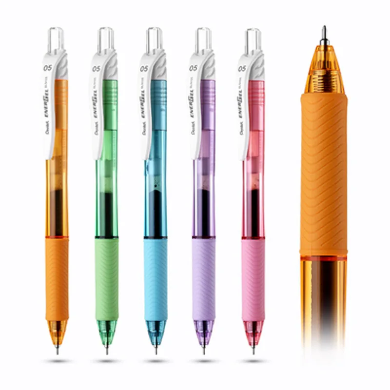 Pentel нейтральная ручка 1 шт. рандомная черная для быстрой сушки осмотра подписи 0 5